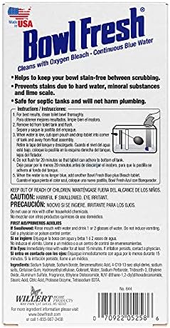 Bowl Fresh Blue Plus Bleach Toilet Cleaner Tablets 2 Count Pack of 5