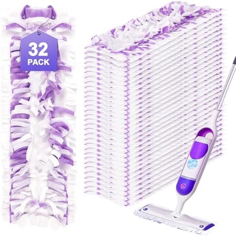 32 Count Power Mop Refill Pads 14-Layer Thickened for Deep Cleaning