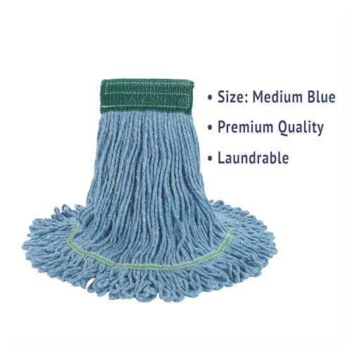 Boardwalk Super Loop Wet Mop Head - Medium Blue 5 Headband 1