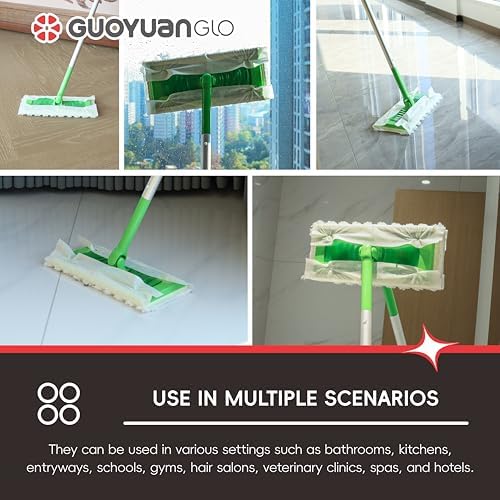 GUOYUANGLO Heavy Duty Pet Mop Cloths 40 Count