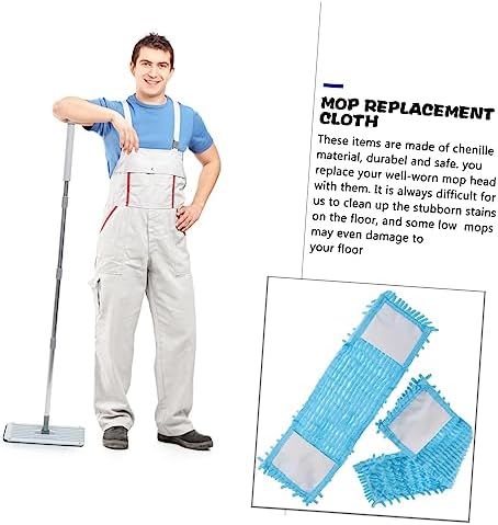 Ipetboom 2pcs Blue Mop Cloth Replacement 1