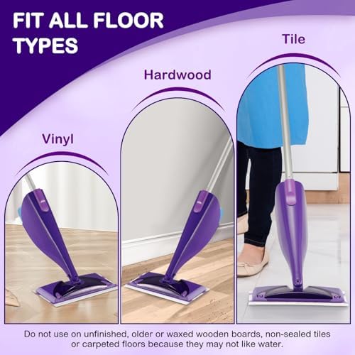 Zeekech 30 Count Spray Mop Pad Refills for Swiffer WetJet