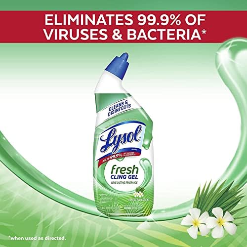 Lysol Cling Gel Toilet Bowl Cleaner 24 Oz Pack of 3