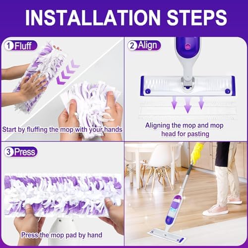 25 Pack Disposable Mopping Pads for Swiffer PowerMop 1