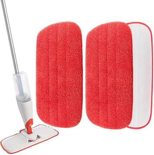 SunDiss 2 Pack Microfiber Mop Replacement Heads