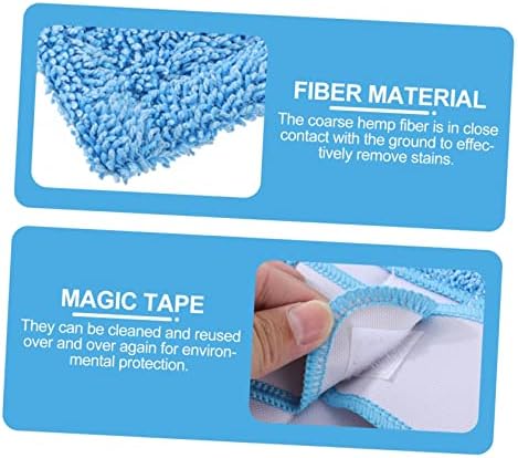 Microfiber Mop Pads Replacement - 2-Pack Wet Dry Mop Heads