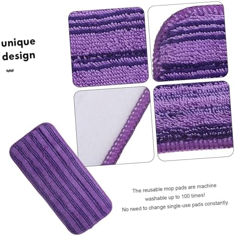 2pcs Microfiber Mop Pad Refill Washable