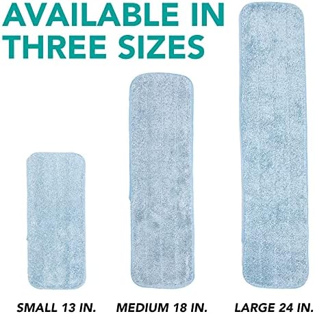 Arkwright Spray Mop Replacement Pads - 13 Inch Blue Pack of 12