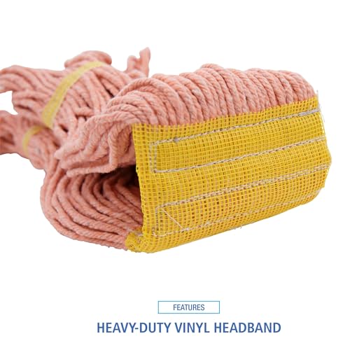Boardwalk Super Loop Wet Mop Head - 5 Headband Orange 12Carton