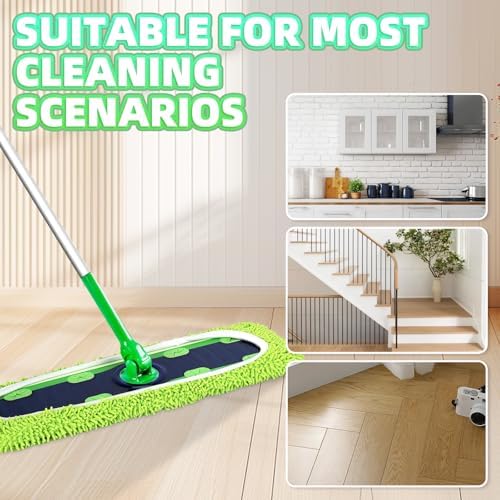 4 Pack Reusable X-Large Mop Pads for Swiffer Sweeper XL