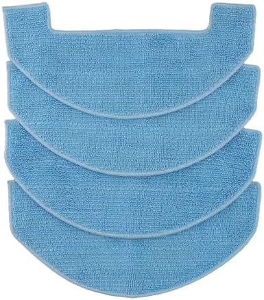 CRIDENG Mop Cloth Kit for Mova E10 4pcs Microfiber Washable Replacement Pads