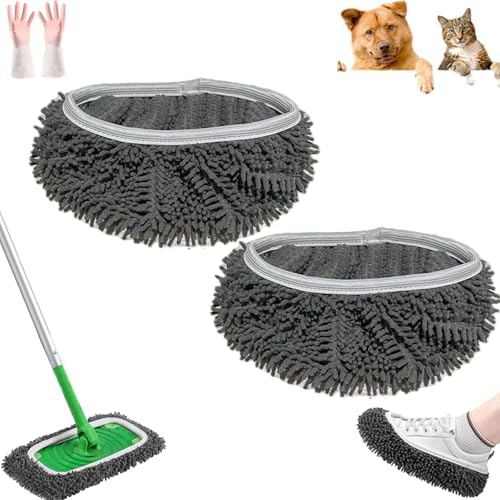 Artisticto Reusable Mop Pads 2pcs Gray