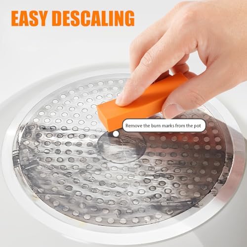 8Pcs Stainless Steel Decontamination Eraser for Kitchen Bathroom and More