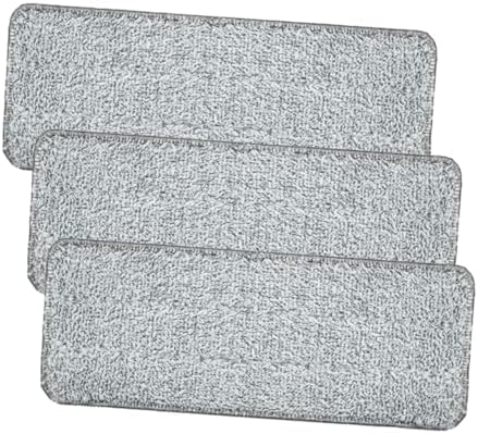 3pcs Reusable Flat Mop Pads for Quick Drying Floor Cleaning