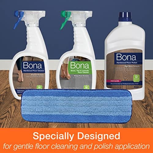 Bona Microfiber Cleaning Pad 1 Pack Blue