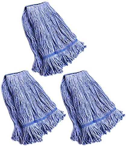 NIUBEE Heavy Duty Mop Head Replacement - 3 Pack Medium