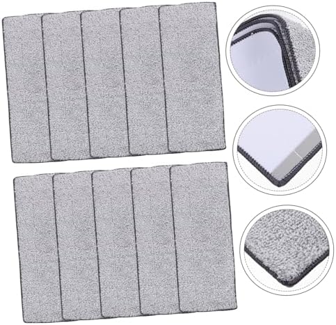 10pcs Microfiber Mop Pads for Hardwood Tile and Laminate Floors