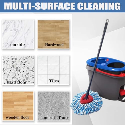 FOOKCIAN 2-Pack Spin Mop Replacement Head