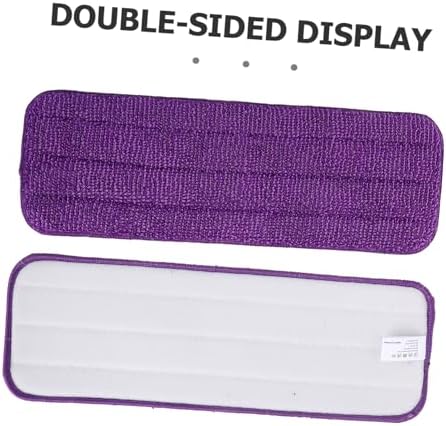 2Pcs Reusable Microfiber Mop Pads for Efficient Floor Cleaning 1