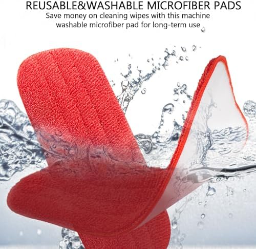 SunDiss 2 Pack Microfiber Mop Replacement Heads