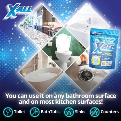 X All Foaming Toilet Cleaner - Self-Activating Powder