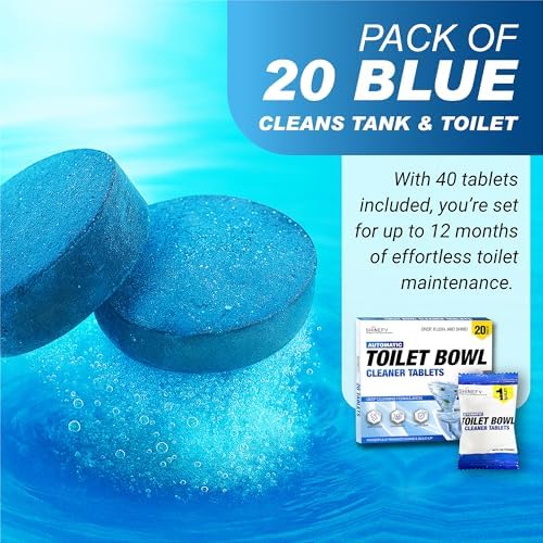Shinefy Blue Toilet Cleaner Tablets 20 Tabs