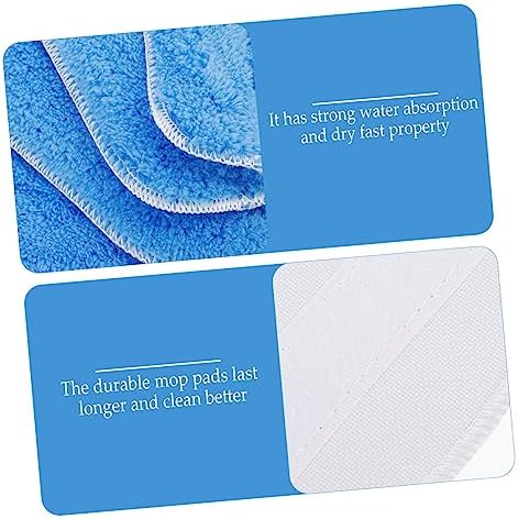 4pcs Cedar Mop Head Replacements for Steam Pads Swifter Vacuum Refills