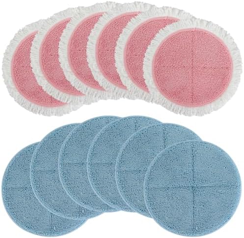 BeiLan Spin Wave Electric Mop Pads - 12 Pack Replacement