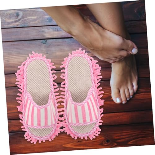 Minkissy 1 Pair Mop Slippers for Women