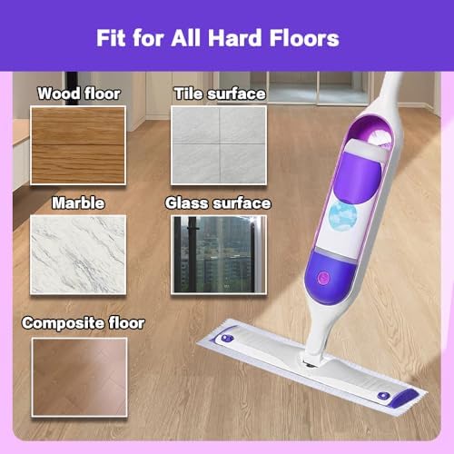 Disposable Mopping Pad Refills for PowerMop 20-Pack Purple