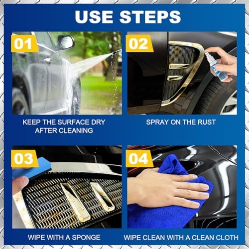 WRSFXV Multi Purpose Rust Remover Spray 2pcs 30ml 1