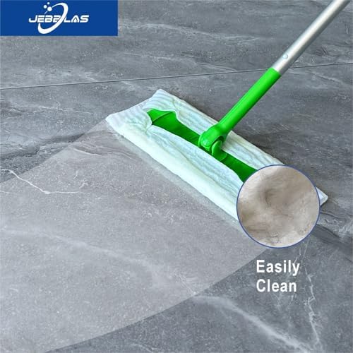 JEBBLAS 60 Pcs Disposable Dry Mop Cloth Refills