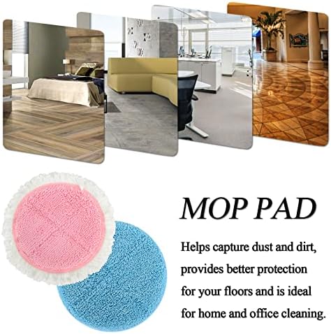 BeiLan Electric Mop Pads - 6 Pack Replacement for 728 Inch Mops
