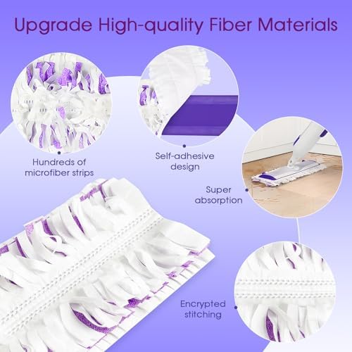 21 Pack Disposable Mop Pads for Swiffer Power Mop