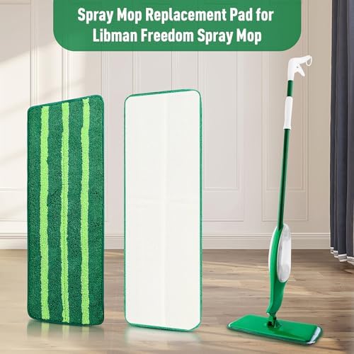 3 Pack Microfiber Mop Refills for Libman Freedom Spray Mop