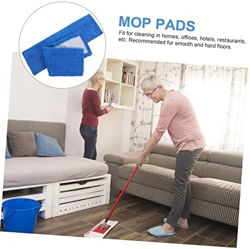CALLARON Blue Reusable Mop Pads for Hardwood Floors 1