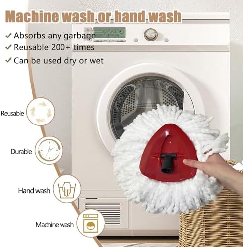 SureOBliss 5PCS Spin Mop Replacement Heads for Ocedar