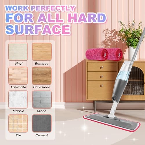 iKEEPOW 42 Pack Microfiber Mop Pads for Rubbermaid Reveal Power Scrubber