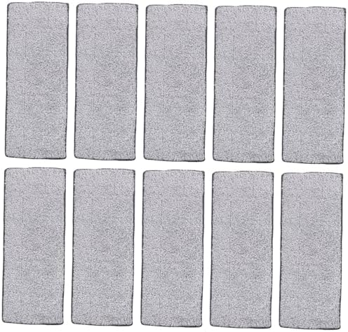 10pcs Reusable Microfiber Mop Pads for Hardwood Tile and Other Surfaces