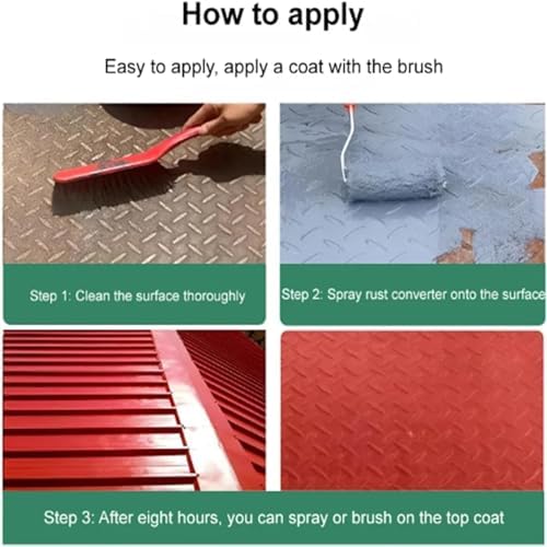 Rust Conversion Primer Black 500g Water-Based Metal Paint