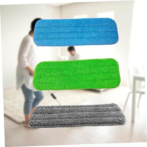 3Pcs Water Spraying Mop Cloth Replacement for Efficient Cleaning