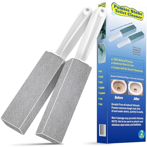Cnigrpl Pumice Stone Toilet Cleaner - 2Pack with Long Handle