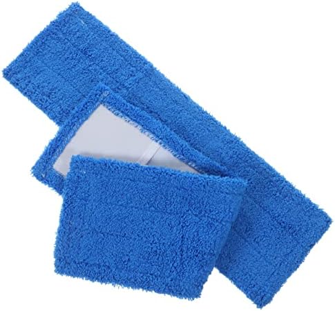 2Pcs Coral Fleece Mop Pads Reusable Replacement Heads