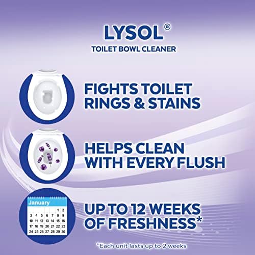 Lysol Automatic Toilet Bowl Cleaner Lavender 24 Count Pack