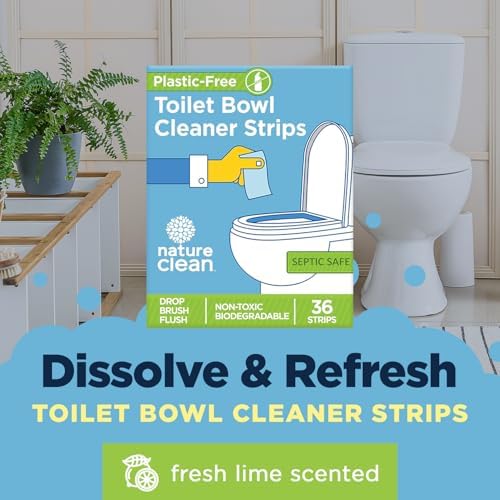 Nature Clean Non-Toxic Toilet Bowl Cleaner Strips 36 Count 1