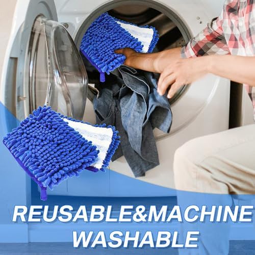 DRKLEAN Microfiber Mop Refill Pack of 6