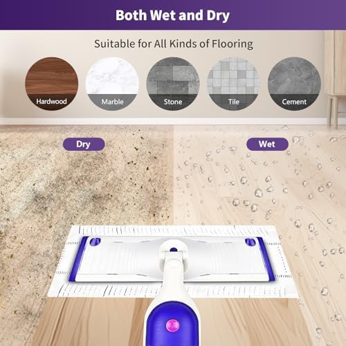40 Pack Disposable Power Mop Pads Refills - Multi-Surface Wood Compatible