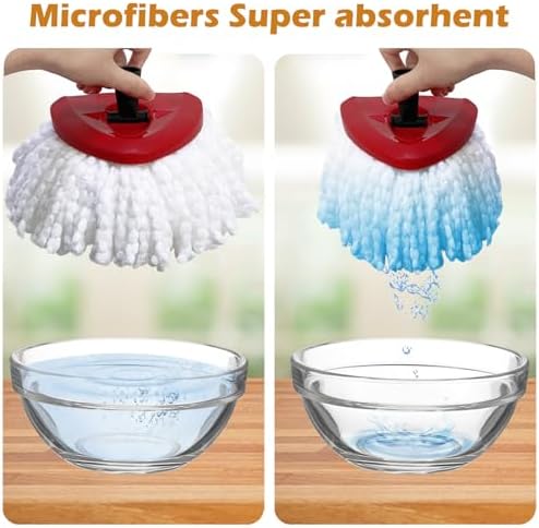 SureOBliss 5PCS Spin Mop Replacement Heads for Ocedar