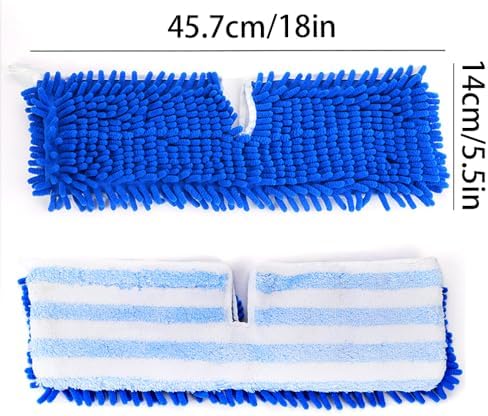 DRKLEAN Microfiber Mop Refill Pack of 6