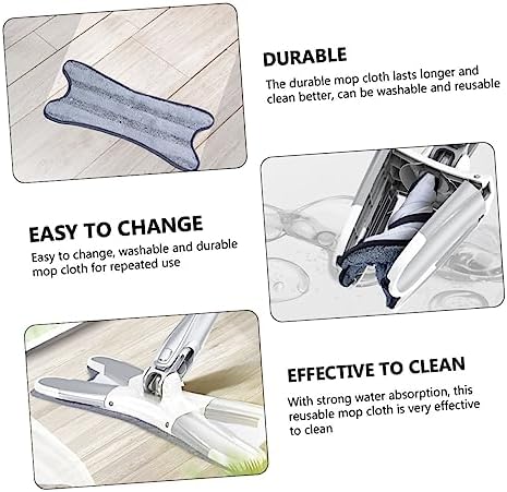 2pcs Multi-Function Microfiber Mop Cloth Replacement